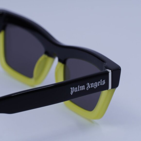 Palm Angels PERI108 MELROSE 1807 Sunglasses Black Cat Eye Frame, Grey Lenses - Picture 8 of 9